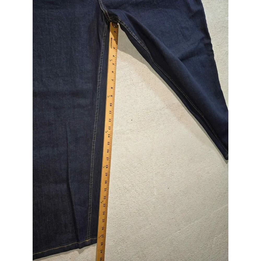 Dark Blue Harbor Bay Mens Jeans Size 54X28. Big and Tall. - 16